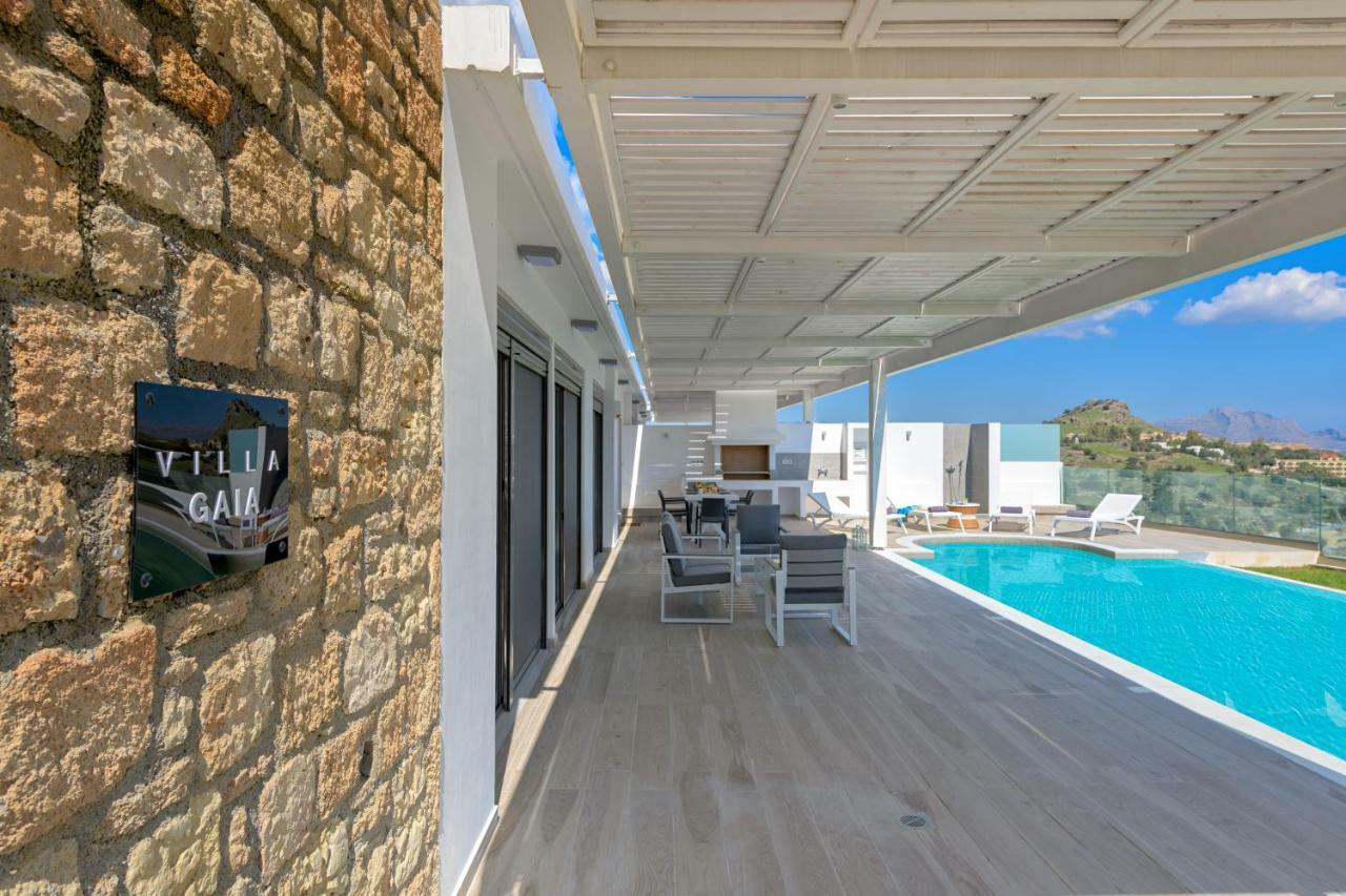 Villa Gaia Líndos Exterior foto